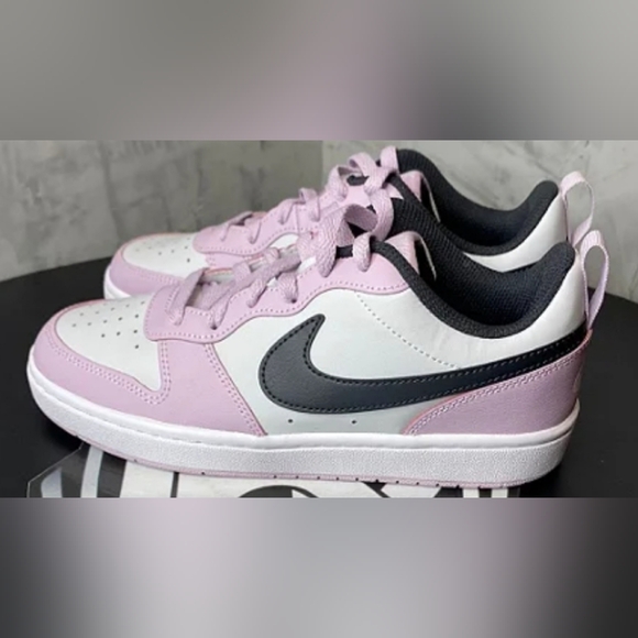 Nike Court Borough Low 2 'Photon Dust Off Noir - Picture 2 of 13